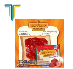 Roti Roppang Strawberry 65G [ 1 Karton Isi 60Pcs ]